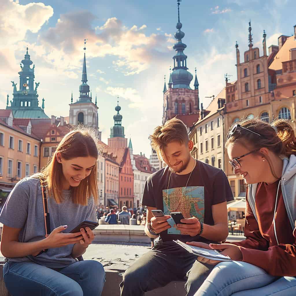 uczestnicy miejskiej imprezy firmowej w Wrocławiu